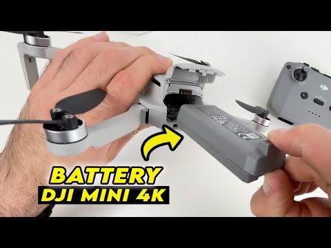 DJI Mini 4K : How to Remove & Install the Battery