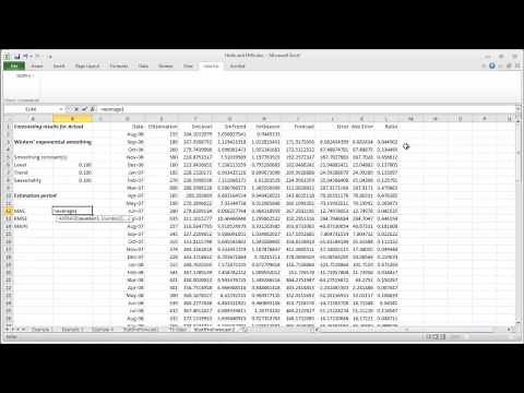 Holt Winters Method