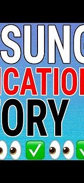 How To View Notification History On Samsung Galaxy Devices