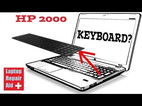 HP 2000 HOW TO REMOVE KEYBOARD