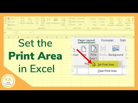 Print Area in Excel - Tutorial
