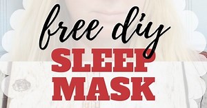 DIY Sleep Mask Pattern