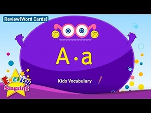 Kids vocabulary compilation - Words starting with A, a - Word cards - review