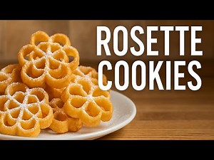 Rosette Cookies Recipe and Directions