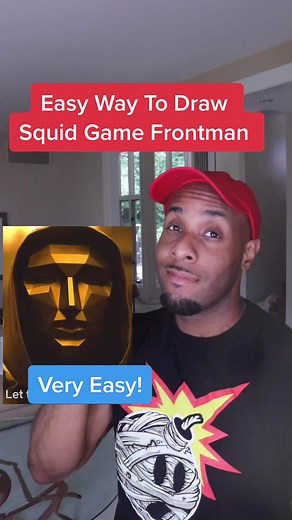 How to Draw Squid Game Frontman - Step by Step Tutorial