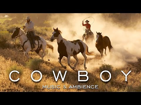 Relaxing Western Cowboy Ambience Music with Beautiful Scenery of the American West | Rocky Mountains