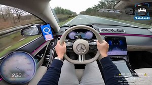 2021 Mercedes S-Class S500 Top Speed Run Is Impressively Smooth