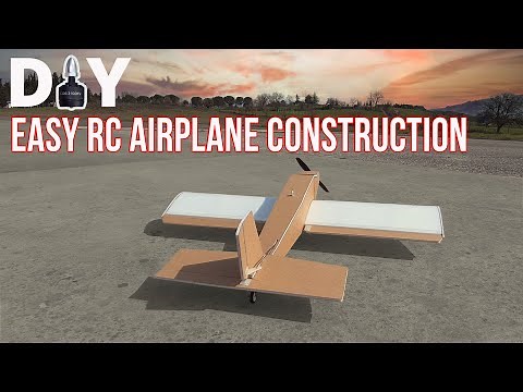 How To Make Low Cost RC Airplane. DIY Remote Control Model Plane