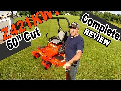 kubota zero turn mower review - Z421 KWT 60 Kommander Pro