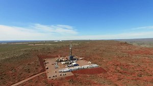 Drilling Rig Vast Barren Landscape During Stock Footage Video (100% Royalty-free) 3442054335 | Shutterstock