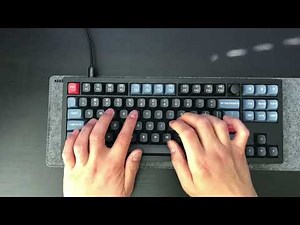 Sounds solid for a stock board | Keychron V3 TKL | K Pro Blue Switch Sound Test