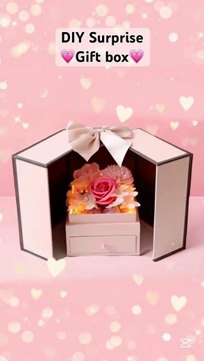 DIy Birthday Surprise gift box 💗