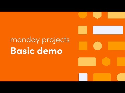 Basic demo | monday.com for Project Management