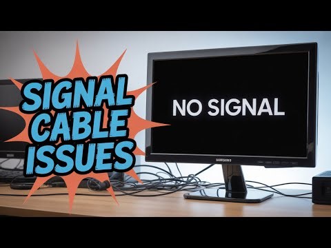 How To Fix Check Signal Cable Problem Samsung Monitor | Created by Afjal Hossain