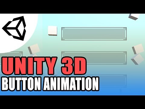 Button Animation (Using Animator) - Unity 3D[Tutorial][C#]