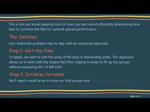 Group Array of Files by File Size to Upload Efficiently