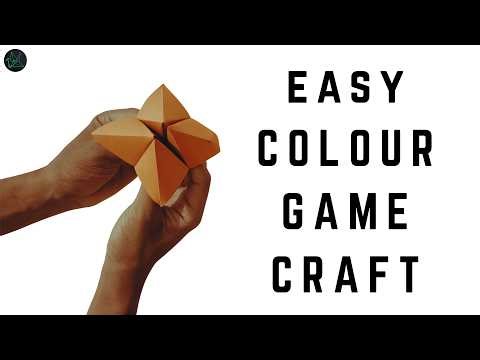 Try this easy colour game with just paper! |GMRVS ARTS AND CRAFTS|#colourcolour #papergames