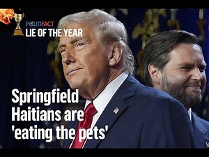 PolitiFact 2024 Lie of the Year: Trump and Vance's falsehoods about Haitian immigrants eating pets