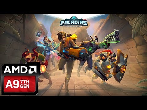 Paladins test on AMD A9-9425 With Radeon R5 (Low End PC)