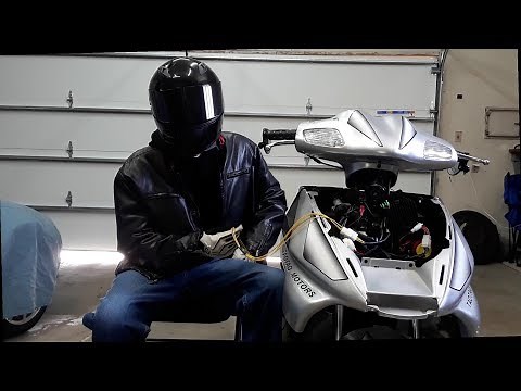 COMPLETE! 11 pole stator rewiring / 6 pin regulator / GY6 / How To