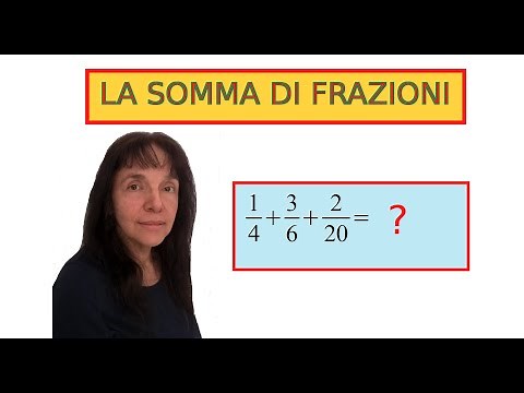 Somma di frazioni con denominatore diverso. Esercizi risolti. Spiegazione passo a passo.