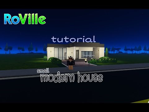 ROVILLE:small modern house build tutorial