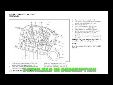 Nissan Titan 2003-2023 Owner's Manual PDF English | Pickup User Guide Download