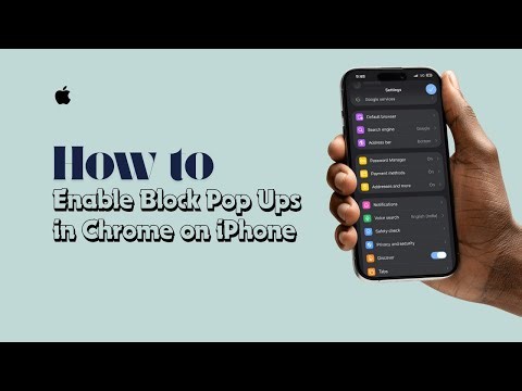 How to Enable Block Pop Ups in Chrome on iPhone