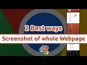 How to Take Full Webpage Screenshot (2 Easy Methods)