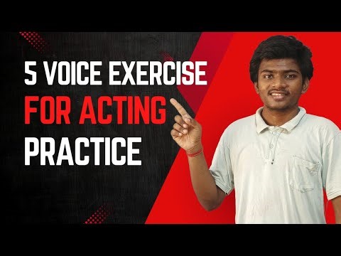Top 5 Voice Exercise For Acting Practice And Dialogue Delivery Online Acting Class
