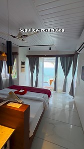 Beach view resort goa #goabeach #goaresort | Goa story