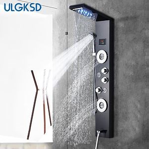 [Hot Item] Multi-Function Shower Panel with Rainfall and Massage Features Solar Shower