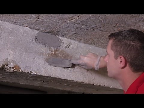 How to repair holes in concrete walls and pillars | Watco