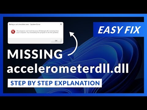 accelerometerdll.dll Error Windows 11 | 2 Ways To FIX | 2021