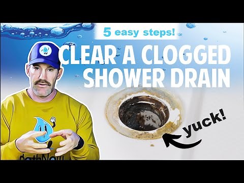 DIY Unclogging: How to Clear a Clogged Shower Drain in 5 Easy Steps