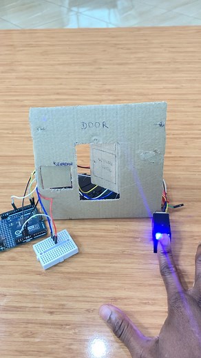 13K views · 69 reactions | Door Lock control with Arduino Uno R4 Minima using AS608 Fingerprint Scanner #arduino #engineering #electronics #technology #computerscience #arduinoprogramming | Upload Ideas with Itamar | Facebook