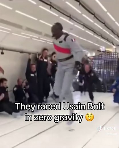 Running in zero gravity must feel cool 👀 (via Usianbolt/IG) #race #zerogravity #Running