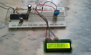 Interfacing DHT11 sensor with PIC16F877A - CCS C compiler
