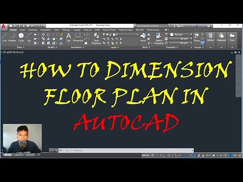 AUTOCAD TUTORIAL - HOW TO DIMENSION FLOOR PLAN