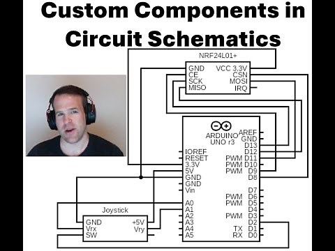 Creating a Circuit Schematic with Custom Components Using circuit-diagram.org