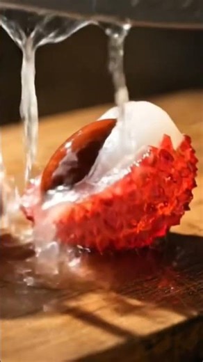 Glass lychee #asmr #satisfying #fyp