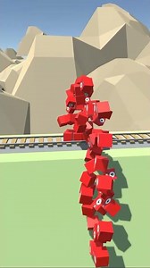 Numberblocks block 90 VS crazy TRAIN, who win?! #numberblocks