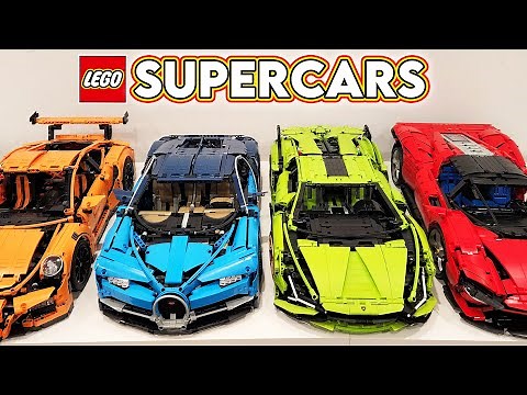 LEGO Technic 1:8 Scale Supercar Comparison