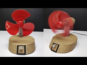 Create Your Own Homemade Table Fan in 6 Minutes