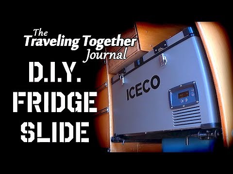 Building a 4x4 Camper | DIY Fridge Slide for ICECO VL60D