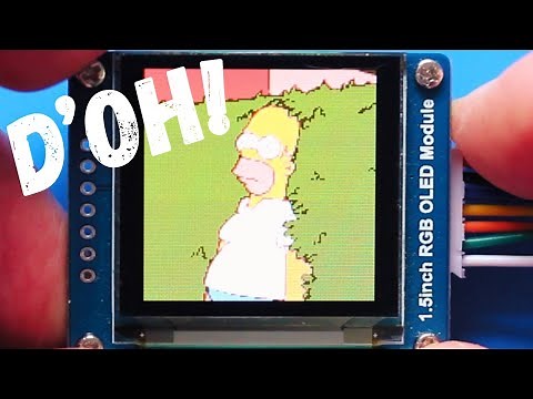 How to Display Animated GIF on OLED/TFT (ESP32, Arduino, ESP8266)