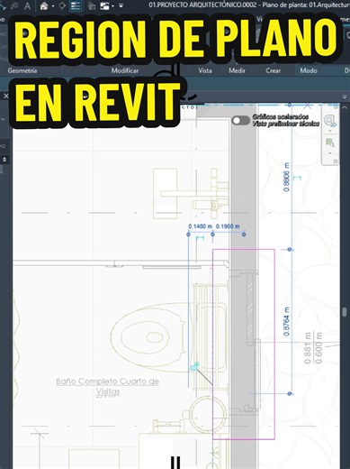 Región de plano en Revit: cómo crear y usar regiones de plano