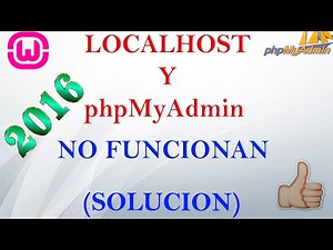 Localhost y phpMyAdmin no funcionan (SOLUCIÓN 2016) Master Tutos 93