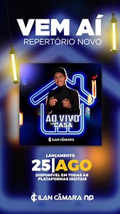 1.8K views · 199 reactions | Fala galeeraaa, estou trazendo novidades para vocês!朗❤️ salve essa data 25/08! terá o lançamento do nosso CD, ILAN CÂMARA AO VIVO EM CASA! estará disponível em todas as plataformas digitais Salve essa data para curtir esse repertório incrível que preparamos para vocês!! ❤️ FAÇA O PRÉ-SAVE⬇️ https://smd.suamusica.cd/AoVivoemCasa | Ilan Câmara | Facebook