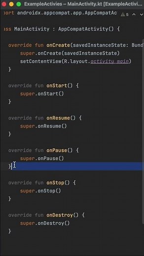 Android Activity Lifecycle